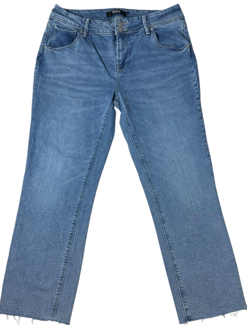 Hudson Los Angeles Raw Hem Stretch Jeans Size 12